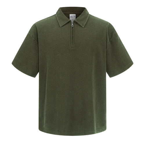 RETRO ZIPPER SHORT SLEEVE